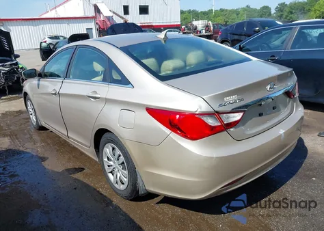 2011 Hyundai Sonata Gls из США, поврежденный, VIN 5NPEB4AC8BH076412